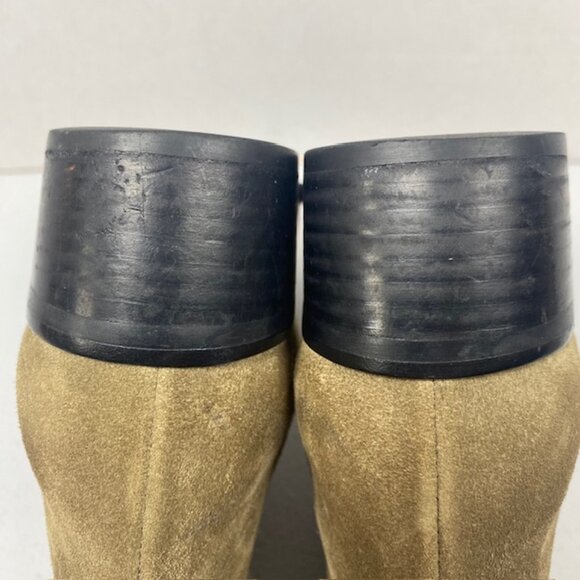 Marc Fisher Yarita Women’s 8.5M Tan Pointed Toe Wedge Heel Ankle Boots - Picture 15 of 15